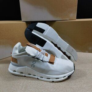 ON Running Cloudnova Women Shoes White Pearl